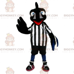 Disfraz de mascota Black Crow BIGGYMONKEY™ con ropa deportiva -