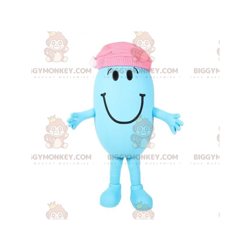 Mr. Lady Blue Character BIGGYMONKEY™ Mascot Costume -