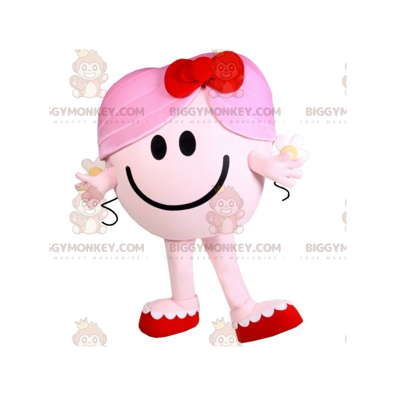 BIGGYMONKEY™ Maskotdräkt Gos Mrs Pink Character Mrs -