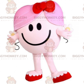 BIGGYMONKEY™ Costume da mascotte Coccola Mrs Pink Personaggio