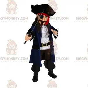 Pirate BIGGYMONKEY™ Mascot Costume In Traditional Dress -