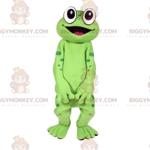 Mycket rolig grön groda BIGGYMONKEY™ maskotdräkt - BiggyMonkey