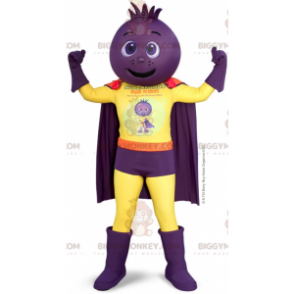 Kostým maskota superhrdiny BIGGYMONKEY™ s řepnou cibulí - Superhrdina maskot - BIGGYMONKEY_07734 - BiggyMonkey.com