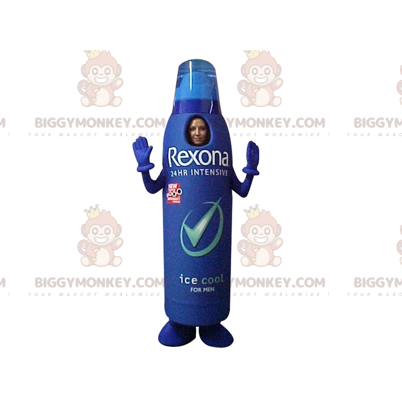 Giant deodorant BIGGYMONKEY™ mascot costume. Antiperspirant