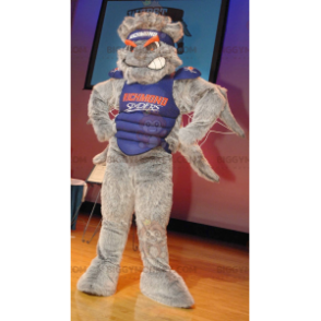 Evil Looking Gray Insect Spider BIGGYMONKEY™ Mascot Costume –
