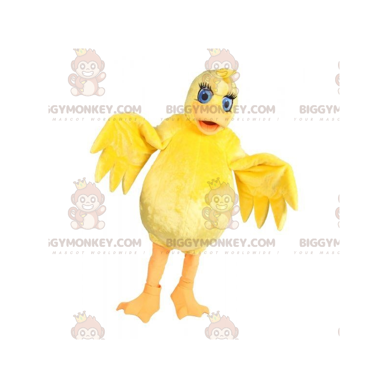 Söpö Fat Pulle Yellow Chick BIGGYMONKEY™ maskottiasu - Söpö Fat Pulle Yellow Chick BIGGYMONKEY™ maskottiasu -