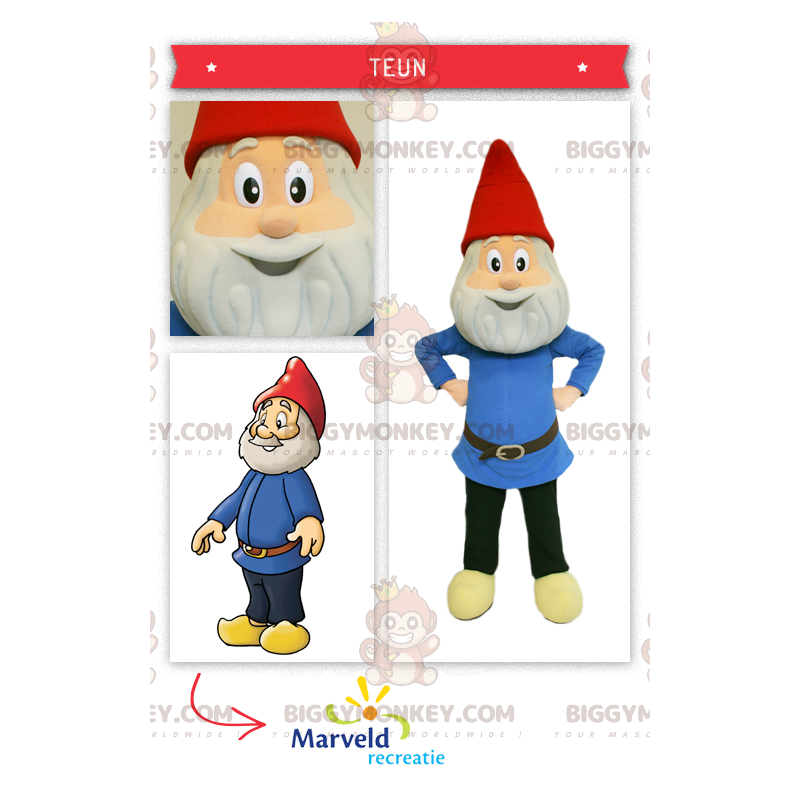 Traditionel havenisse BIGGYMONKEY™ maskotkostume - Traditionel havenisse BIGGYMONKEY™ maskotkostume -