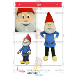 Traditionele tuinkabouter BIGGYMONKEY™ mascottekostuum -