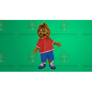 Brown Lion Tiger BIGGYMONKEY™ Mascot Costume - Biggymonkey.com