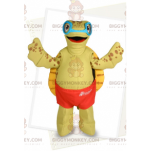 Στολή μασκότ Turtle BIGGYMONKEY™ με γυαλιά και σορτς κολύμβησης - Μασκότ χελωνών - BIGGYMONKEY_07785 - BiggyMonkey.com
