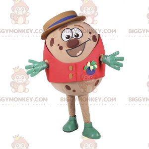 Costume de mascotte BIGGYMONKEY™ ronde avec un chapeau et un