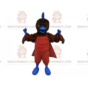 Κοστούμι μασκότ καφέ και μπλε Bird Vulture BIGGYMONKEY™ - Μασκότ πουλιών - BIGGYMONKEY_07800 - BiggyMonkey.com