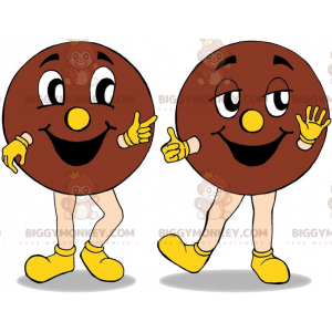 2 giant cookie BIGGYMONKEY™s mascot. 2 cakes - Biggymonkey.com