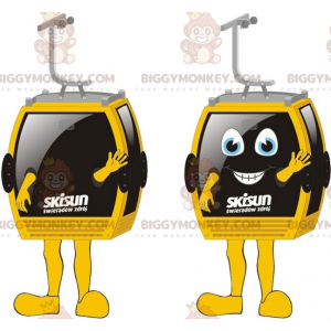 Cable car BIGGYMONKEY™ mascot costume. Egg Gondola BIGGYMONKEY™