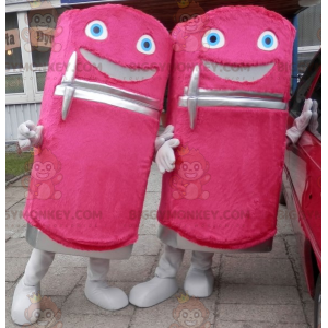 2 máquinas de venda automática rosa suaves e divertidas mascote BIGGYMONKEY™s - Mascotes não classificados - BiggyMonkey.com