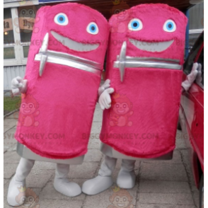 2 máquinas de venda automática rosa suaves e divertidas mascote BIGGYMONKEY™s - Mascotes não classificados - BiggyMonkey.com