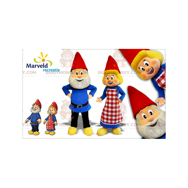 2 BIGGYMONKEY™s Garden Gnome Elves Mascot - Biggymonkey.com 2 BIGGYMONKEY™s Garden Gnome Elves Mascot - Biggymonkey.com