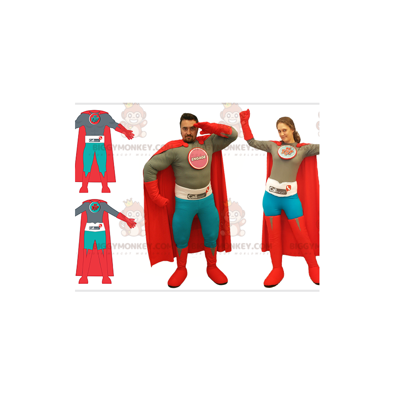 2 disfraces de superhéroes para hombre y mujer - Tamaño L (175-180 CM)