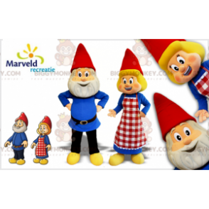 2 BIGGYMONKEY™ nisse-havegnom-maskotter - Mangler af dyre-maskoter - BIGGYMONKEY_07826 - BiggyMonkey.com