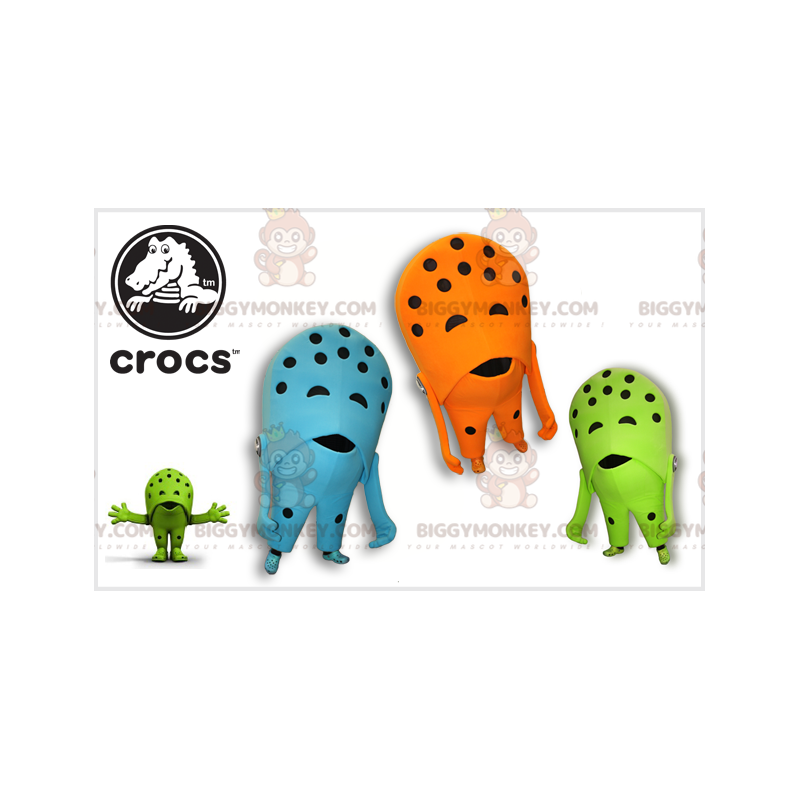 3 děravé boty slavného maskota Crocs BIGGYMONKEY™ - Maskoti slavní lidé - BIGGYMONKEY_07835 - BiggyMonkey.com