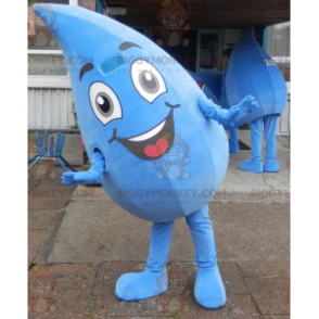 4 La mascotte di BIGGYMONKEY™ di gigantesche gocce d'acqua blu