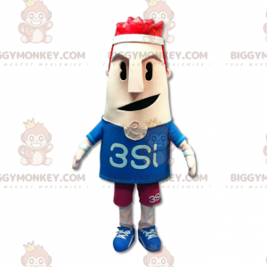 Costume de mascotte BIGGYMONKEY™ de bonhomme sportif. Costume