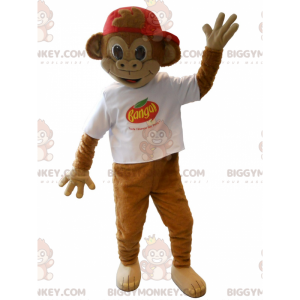 BIGGYMONKEY™ Brown Banga Marmoset Monkey Mascot Costume -
