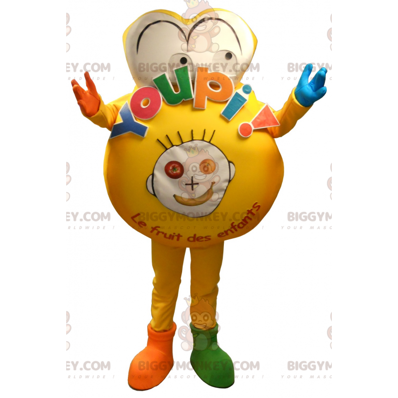 BIGGYMONKEY™ Yippee Famous Fruit Brand Kids Mascot Costume - BIGGYMONKEY™ Yippee Famous Fruit Brand Kids Mascot Costume -