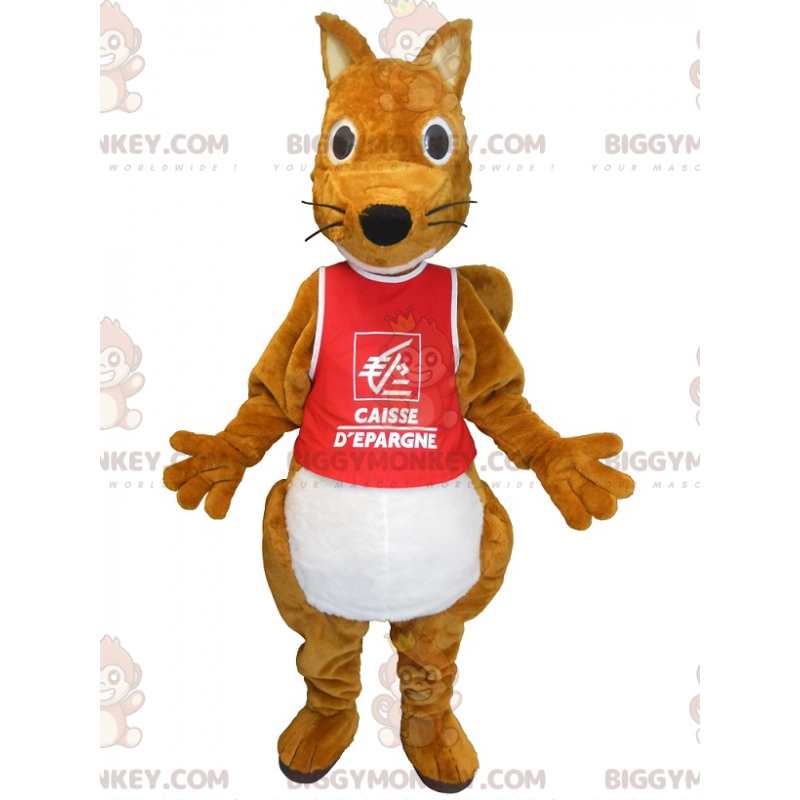 Στολή μασκότ BIGGYMONKEY™ Savings Bank. ταμιευτήριο σκίουρος - Μασκότ σκίουρων - BIGGYMONKEY_07866 - BiggyMonkey.com
