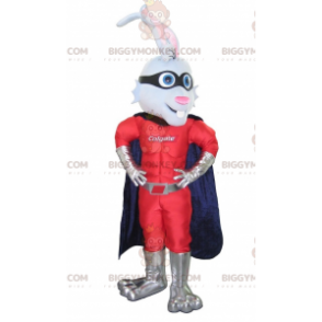 Στολή μασκότ Superhero Bunny BIGGYMONKEY™ με κεφαλόδεσμο και κάπα - Μασκότ κουνελιού - BIGGYMONKEY_07878 - BiggyMonkey.com