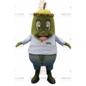 BIGGYMONKEY™ Costume da mascotte di Hugo Reitzel. Costume da mascotte Pickle BIGGYMONKEY™ con maglietta - BiggyMonkey.com