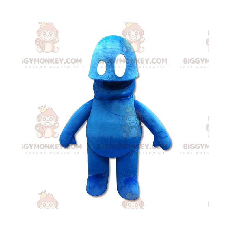 Costume de mascotte BIGGYMONKEY™ de bonhomme bleu. Costume de Costume de mascotte BIGGYMONKEY™ de bonhomme bleu. Costume de
