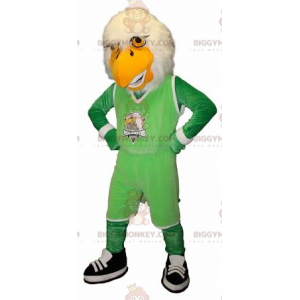 BIGGYMONKEY™ Adlergeier-Maskottchen-Kostüm in Sportbekleidung -