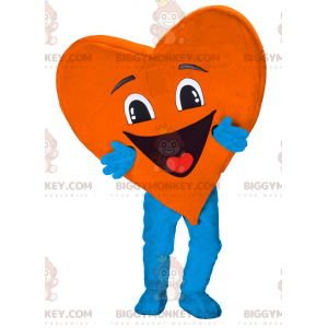 BIGGYMONKEY™ costume da mascotte a forma di cuore molto