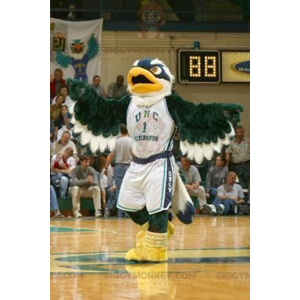 Green Blue and White Eagle BIGGYMONKEY™ Mascot Costume –