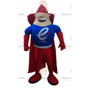 Πολύ μυώδης και πολύχρωμη στολή μασκότ Superhero BIGGYMONKEY™ -