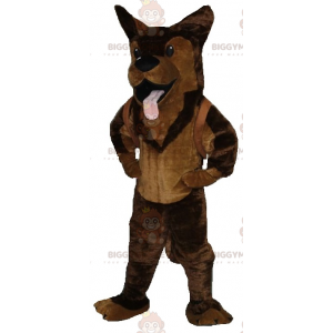 Brun malinois schäfer BIGGYMONKEY™ maskotdräkt - BiggyMonkey