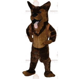 Brun malinois schæferhund BIGGYMONKEY™ maskotkostume -
