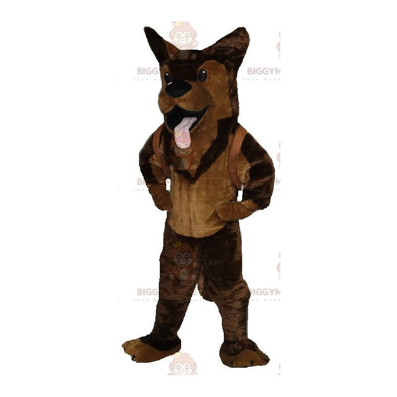 Brown Malinois German Shepherd BIGGYMONKEY™ Mascot Costume -