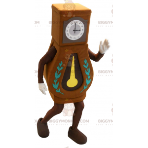 Giant longcase clock BIGGYMONKEY™ mascot costume. Grandfather
