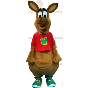 Giant Brown Kangaroo BIGGYMONKEY™ Mascot Costume. Australia