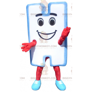 BIGGYMONKEY™ H Mascot Costume. Letter H Shape BIGGYMONKEY™