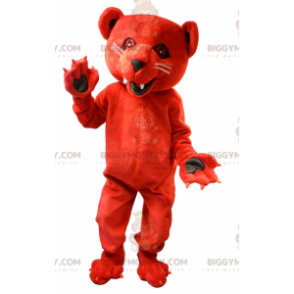 Costume da mascotte intimidatorio dell'orso rosso ruggente