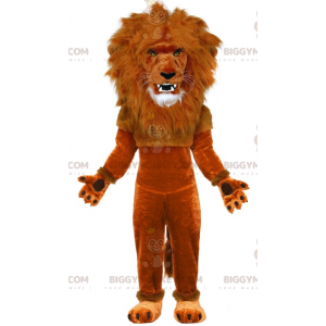 Big Mane Brown Lion BIGGYMONKEY™ Mascot Costume -