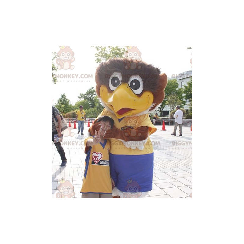 Riesiger brauner und weißer Vogel BIGGYMONKEY™ Riesiger brauner und weißer Vogel BIGGYMONKEY™