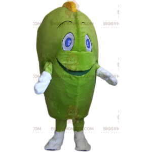 Costume da mascotte gigante vegetale verde uomo mostro