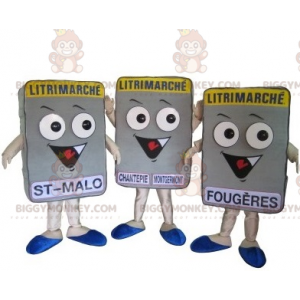3 BIGGYMONKEY™s Litrimarché mattress mascots. 3 mattresses -
