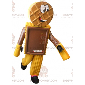 Στολή μασκότ BIGGYMONKEY™ με σοκολατένιο κέικ - Biggymonkey.com