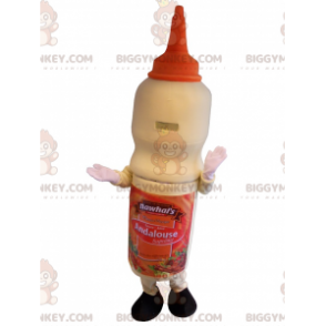 Costume da mascotte BIGGYMONKEY™ con salsa andalusa gigante.