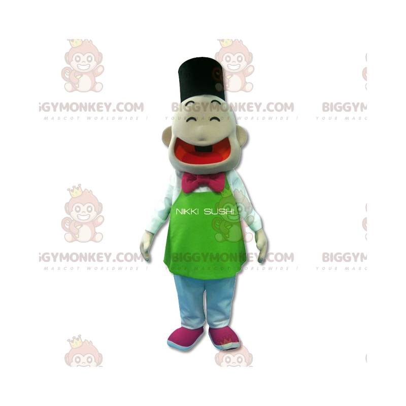 Japansk mand BIGGYMONKEY™ maskotkostume. Sushi BIGGYMONKEY™ Japansk mand BIGGYMONKEY™ maskotkostume. Sushi BIGGYMONKEY™